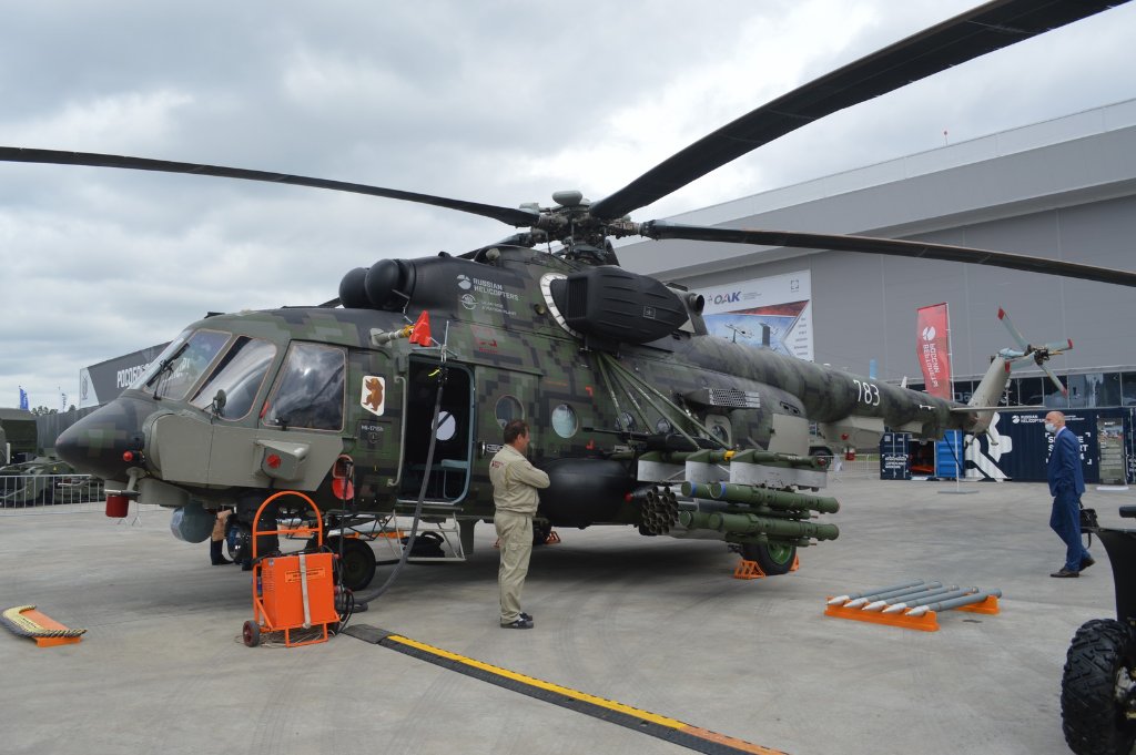 Mi-8AMTSh ‘583 White’ shows the latest modifications