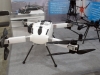 The Piligrim quadcopter (left) and uDrone Pegas hexacopter by Aerodyne