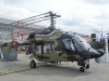 Ka-226T ‘241 White’ with folding rotors, searchlight and EO surveillance system. The helicopter has an identity crisis, being painted in civilian colours on the port side!
