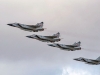 MiG-31Is ‘37 Blue’/RF-92463, ‘30 Blue’/RF-95453, ‘31 Blue’/RF-92332 and ‘39 Blue’/RF-95455